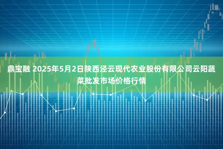 鼎宝融 2025年5月2日陕西泾云现代农业股份有限公司云阳蔬菜批发市场价格行情